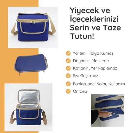 11 LT Midi Lux Outdoor Kamp Termal Çanta
