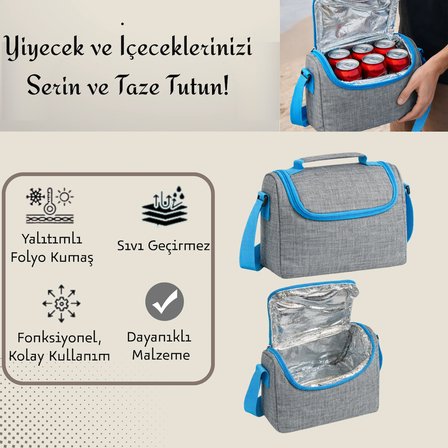Termal Omuz Çantası 5 LT – Soğuk Tutan Buzluk