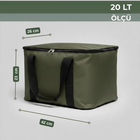 20 LT Eco Termal Çanta -Piknik Çantası,Soğutucu Buzluk Çanta