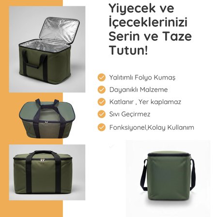 20 LT Eco Termal Çanta -Piknik Çantası,Soğutucu Buzluk Çanta