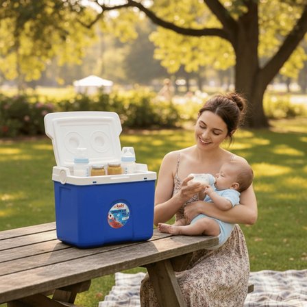 Bebek Mama Termosu 7,5 LT – Termos Çanta, Süt & Ek Gıda Taşıma, Uzun Süre Soğuk Tutan Beslenme Çantası