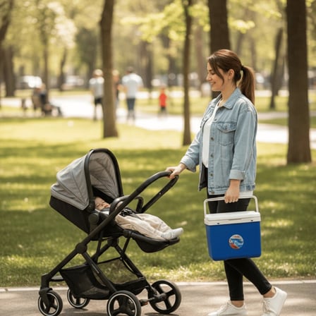 Bebek Mama Termosu 7,5 LT – Termos Çanta, Süt & Ek Gıda Taşıma, Uzun Süre Soğuk Tutan Beslenme Çantası