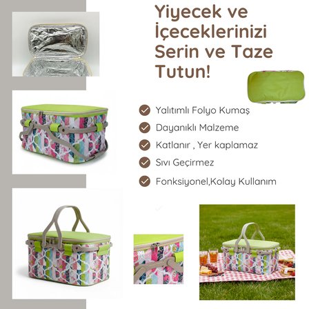20 LT PİKNİK SEPETİ ( 1120 PİCNİC BAG )