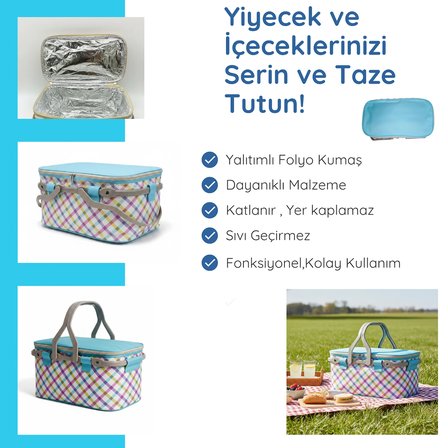 20 LT PİKNİK SEPETİ ( 1120 PİCNİC BAG )
