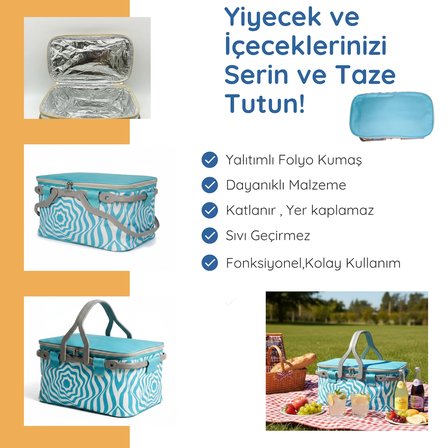 20 LT PİKNİK SEPETİ ( 1120 PİCNİC BAG )