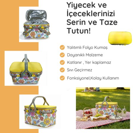 20 LT Piknik Sepeti ( 1113 Picnic Bag  )