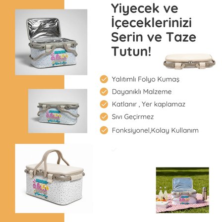 20 LT PİKNİK SEPETİ ( 1120 PİCNİC BAG )