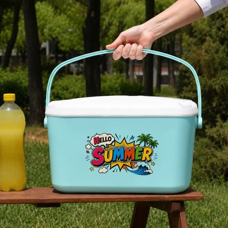30 LT RETRO BASKILI BUZLUK TERMOS (1178 COOLER BOX)