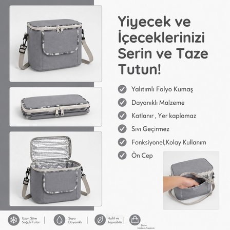 10 LT  Yemek Çantası -Termo Çanta