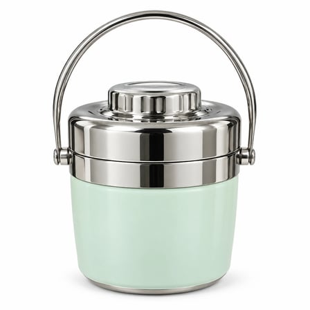 Master 1,2 L Çelik Yemek Termosu – 2 Kaplı Paslanmaz Çelik Sefer Tası, Sıcak Soğuk Yemek Taşıma Termosu