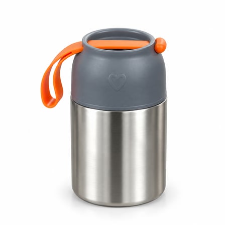 Master 450 ml Çelik Yemek Termosu – 304 Paslanmaz Çelik Sıcak Soğuk Yemek ve Mama Kabı, Kaşıklı, Taşıma Kulplu