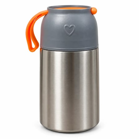 Master 450 ml Çelik Yemek Termosu – 304 Paslanmaz Çelik Sıcak Soğuk Yemek ve Mama Kabı, Kaşıklı, Taşıma Kulplu