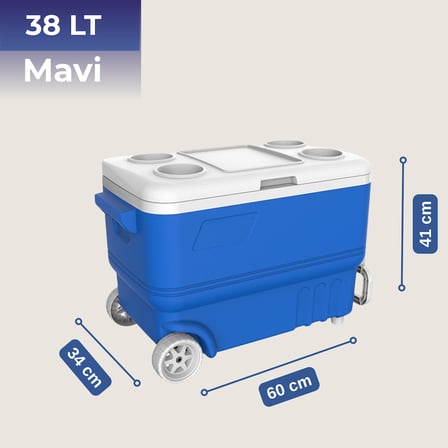 38 Lt Tekerlekli Buzluk Termos (1030 Wheled Cooler Box) 
