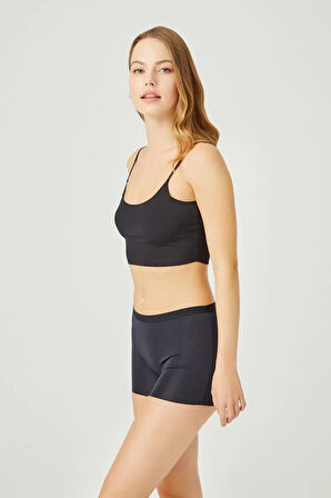 Basic Lazer Kesim Dikişsiz Kadın Boxer Külot 6'lı Paket