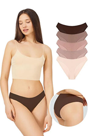 Pamuklu Kadın Bikini Külot 5'li Paket