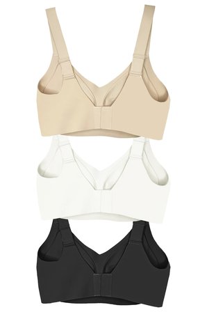 Seamless Bra - Curve | Lazer Kesim Dikişsiz Toparlayıcı Büyük Beden Kadın Sütyen 3'lü Paket-2