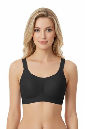 Seamless Bra - Forme | Lazer Kesim Dikişsiz Toparlayıcı Büyük Tüllü Beden Kadın Sütyen 3'lü Paket-2