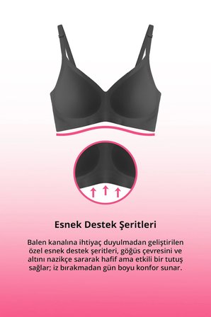 Seamless Bra - Soft | Lazer Kesim Balensiz Ayarlanabilir Askılı Dikişsiz Kadın Sütyen 2'li Paket-2