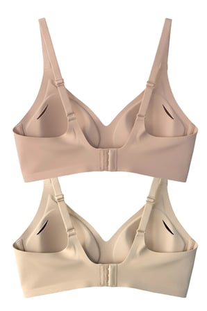 Seamless Bra - Soft | Lazer Kesim Balensiz Ayarlanabilir Askılı Dikişsiz Kadın Sütyen 2'li Paket-3