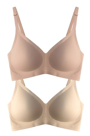 Seamless Bra - Soft | Lazer Kesim Balensiz Ayarlanabilir Askılı Dikişsiz Kadın Sütyen 2'li Paket-3