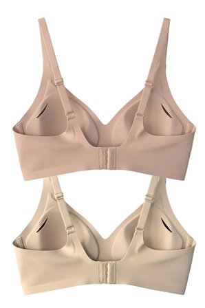 Seamless Bra - Soft | Lazer Kesim Balensiz Ayarlanabilir Askılı Dikişsiz Kadın Sütyen 2'li Paket-3