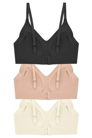 Seamless Bra - Elara | Lazer Kesim Balensiz İnce Fitil Dokulu Dikişsiz Kadın Sütyen 3'lü Paket-2