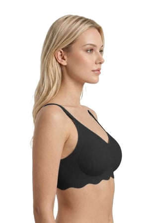 Seamless Bra - Elara | Lazer Kesim Balensiz İnce Fitil Dokulu Dikişsiz Kadın Sütyen 3'lü Paket-2