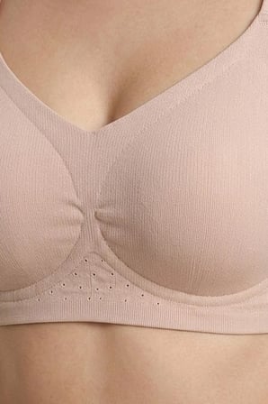 Seamless Bra - Alure | Ten Lazer Kesim Balensiz Perfore Detaylı Dikişsiz Kadın Sütyen