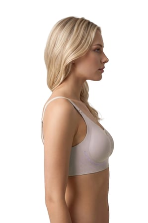 Seamless Bra - Avena | Lazer Kesim Balensiz Çizgi Dokulu Tül Detaylı Kadın Sütyen 3'lü Paket