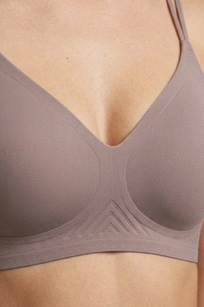 Seamless Bra - Viora | Lazer Kesim Balensiz Kontur Kabartma Detaylı Dikişsiz Kadın Sütyen 3'lü Paket