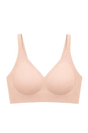 Seamless Bra - Velora | Ten Lazer Kesim Balensiz Rib Dokulu Dikişsiz Kadın Sütyen