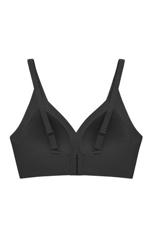 Seamless Bra - Velora | Siyah Lazer Kesim Balensiz Rib Dokulu Dikişsiz Kadın Sütyen