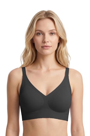 Seamless Bra - Velora | Lazer Kesim Balensiz Rib Dokulu Dikişsiz Kadın Sütyen 3'lü Paket-2
