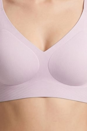 Seamless Bra - Velora | Lazer Kesim Balensiz Rib Dokulu Dikişsiz Kadın Sütyen 3'lü Paket