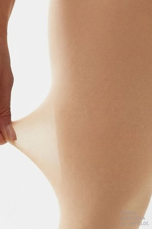 İnce 10 Denye Siyah-Ten 2'li Büyük Beden Külotlu Çorap