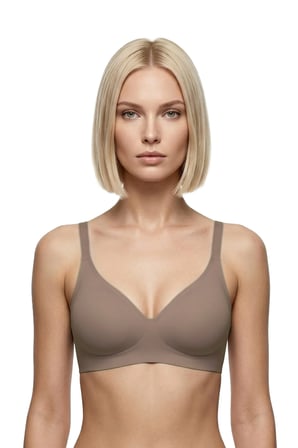 Seamless Bra - Avelis | Kahverengi Lazer Kesim Dikişsiz Balensiz İz Bırakmayan Kadın Sütyen