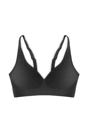 Seamless Bra - Avelis | Siyah Lazer Kesim Dikişsiz Balensiz İz Bırakmayan Kadın Sütyen