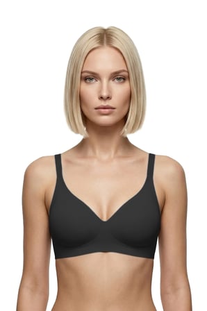 Seamless Bra - Avelis | Siyah Lazer Kesim Dikişsiz Balensiz İz Bırakmayan Kadın Sütyen