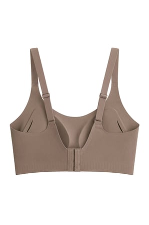 Seamless Bra - Solena | Kahverengi Lazer Kesim Dikişsiz Balensiz Toparlayıcı Kadın Sütyen