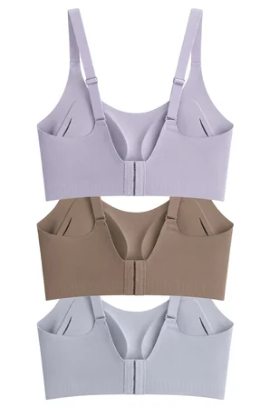 Seamless Bra - Solena | Lazer Kesim Dikişsiz Balensiz Toparlayıcı Kadın Sütyen 3'lü Paket
