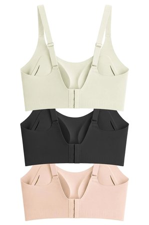 Seamless Bra - Solena | Lazer Kesim Dikişsiz Balensiz Toparlayıcı Kadın Sütyen 3'lü Paket-2