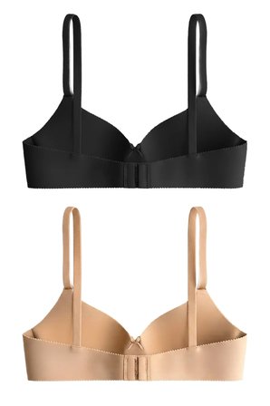 Seamless Bra - Selene | Lazer Kesim Balenli Yarım Dolgulu Push Up Straplez Kadın Sütyen 2'li Paket
