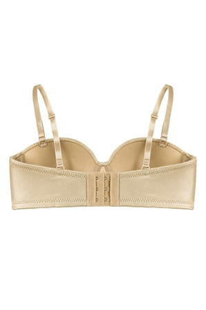 Seamless Bra - Maris | Ten Micro Balenli Parlak Straplez Kadın Sütyen