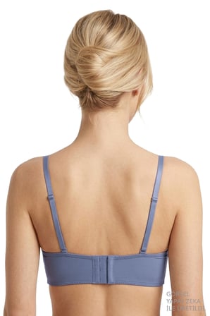 Seamless Bra - Renoa | Rib Dokulu Balensiz Doğal Form Straplez Kadın Sütyen 3'lü Paket