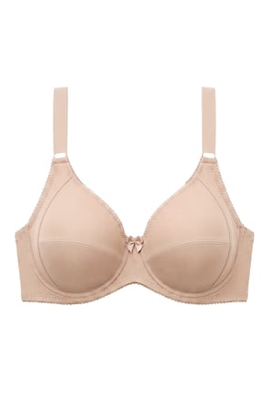 Bra - Novia | Ten Büyük Beden Micro Balenli Minimizer Ayarlanabilir Askılı Kadın Sütyen