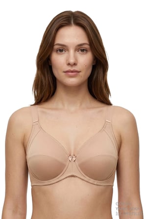 Bra - Novia | Ten Büyük Beden Micro Balenli Minimizer Ayarlanabilir Askılı Kadın Sütyen
