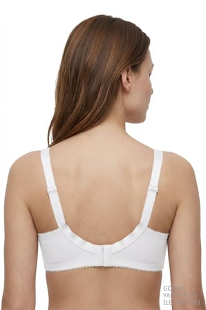 Bra - Novia | Büyük Beden Micro Balenli Minimizer Ayarlanabilir Askılı Kadın Sütyen 3'lü Paket-2