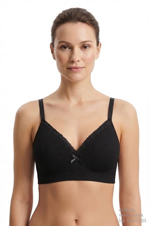 Bra - Sorel | Büyük Beden Bambu Balensiz Minimizer Dantel Detaylı Kadın Sütyen 3'lü Paket-2