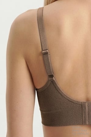 Bra - Mirel | Büyük Beden Bambu Desenli Balensiz Minimizer Kadın Sütyen 3'lü Paket