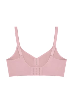 Seamless Bra - Eloria | Pudra Lazer Kesim Dikişsiz Balensiz İz Bırakmayan Tül Detaylı Kadın Sütyen